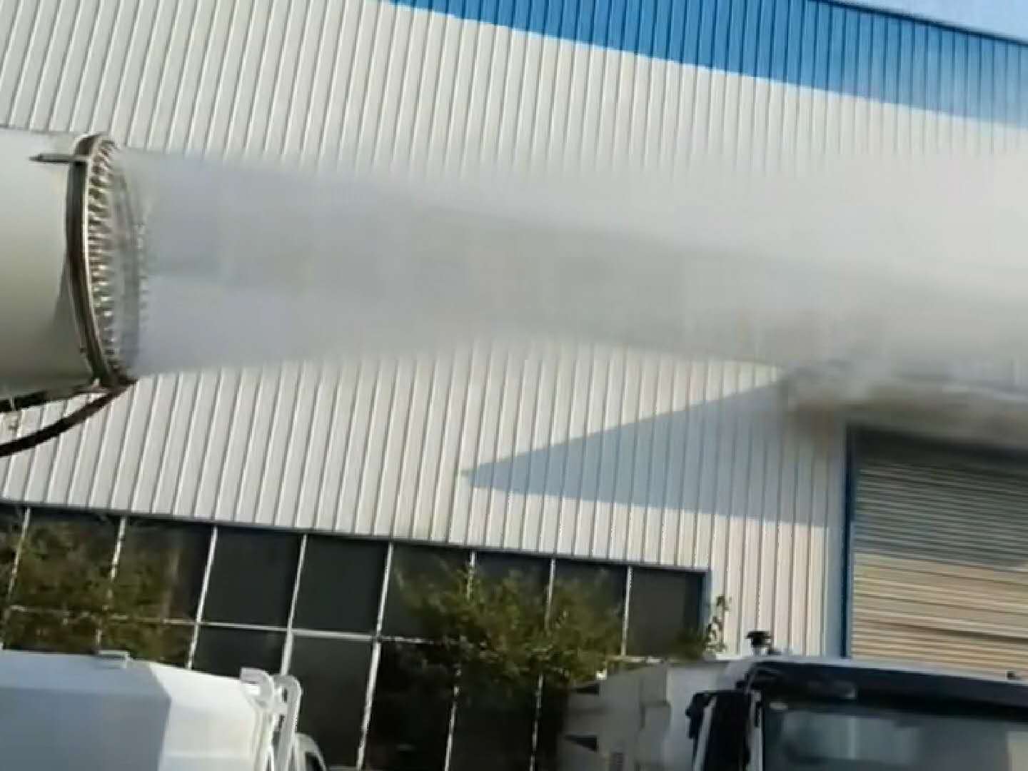 120米雾炮试机中视频