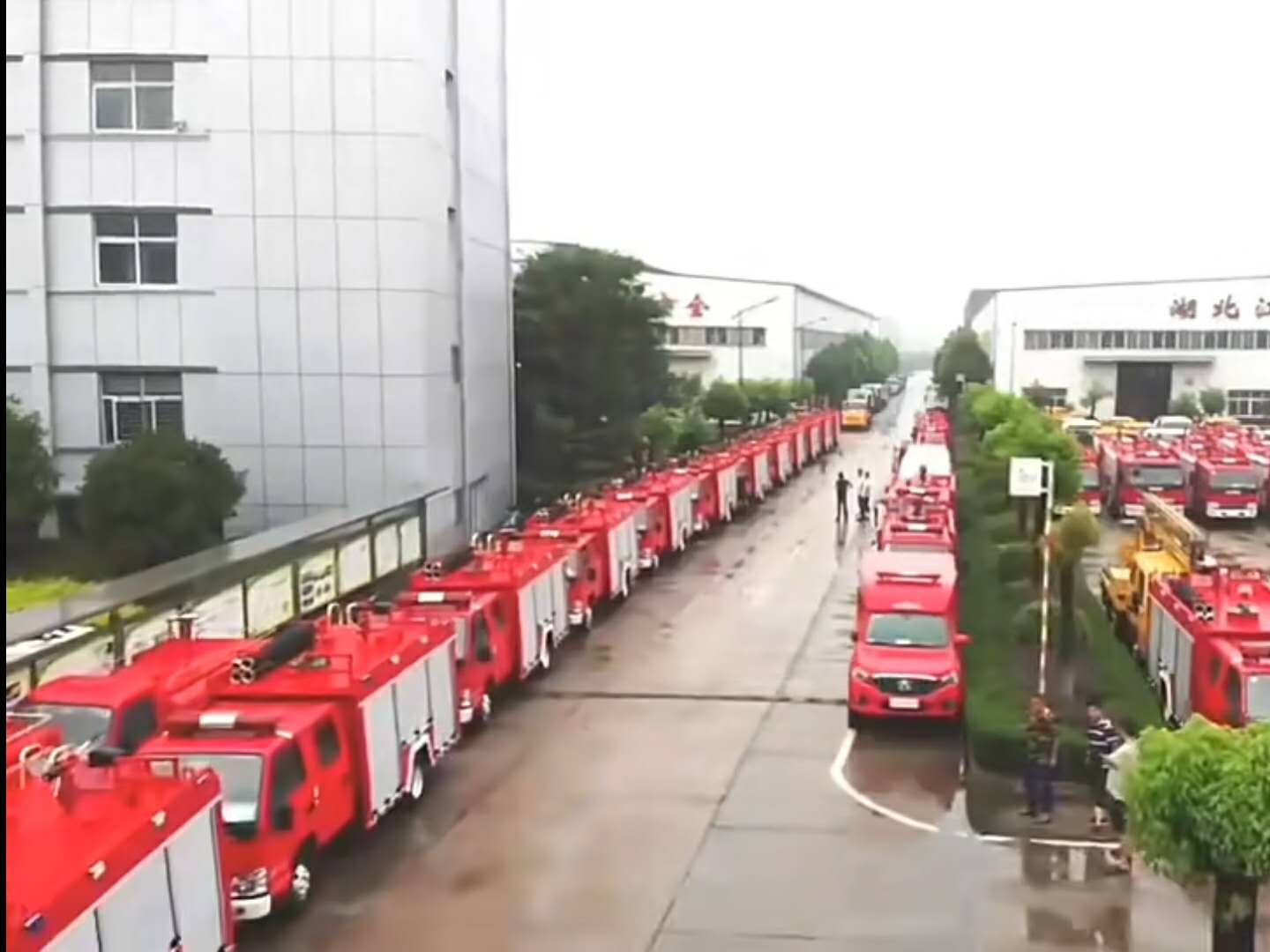 消防车生产基地视频