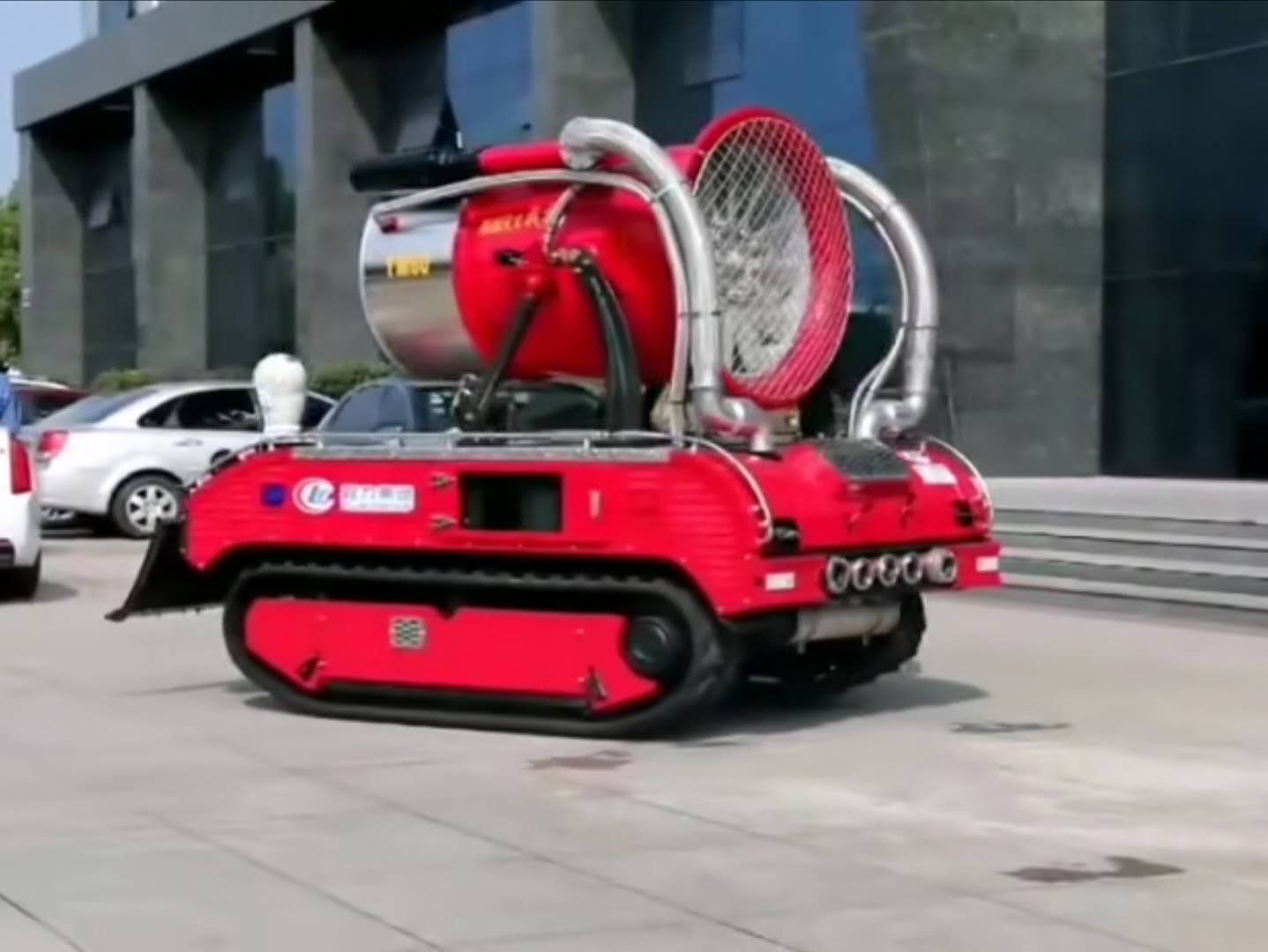 消防机器人视频